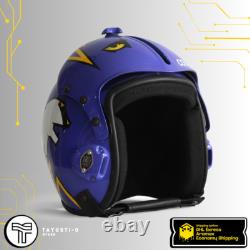 HGU-33 COUGAR Replica flight pilot helmet Top Gun Movie Prop (Solid Color)