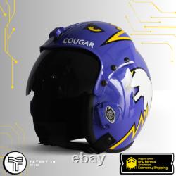 HGU-33 COUGAR Replica flight pilot helmet Top Gun Movie Prop (Solid Color)