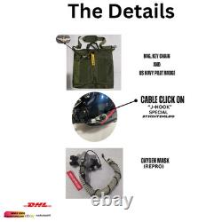 HGU-33 FLIGHT PILOT HELMET GREAM REAPERS +MBU-12 OXYGEN MASK Green(REPRO)+BAG