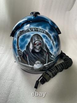 HGU-33 FLIGHT PILOT HELMET GREAM REAPERS +MBU-12 OXYGEN MASK Green(REPRO)+BAG