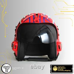 HGU-33 Goose V. 2 Blue Strip Fighter Pilot Helmet Top Gun Movie Prop Collectible