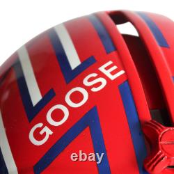 HGU-33 Goose V. 2 Blue Strip Fighter Pilot Helmet Top Gun Movie Prop Collectible