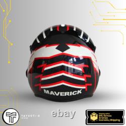 HGU-33 MAVERICK Replica flight pilot helmet Top Gun Movie Prop
