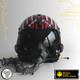 HGU-33 MAVERICK flight pilot helmet TopGun Movie Prop+Replica MBU-12 OXYGEN MASK