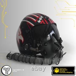 HGU-33 MAVERICK flight pilot helmet TopGun Movie Prop+Replica MBU-12 OXYGEN MASK