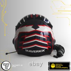 HGU-33 MAVERICK flight pilot helmet TopGun Movie Prop+Replica MBU-12 OXYGEN MASK