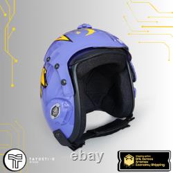 HGU-33 MERLIN Replica flight pilot helmet Top Gun Movie Prop (Solid Color)
