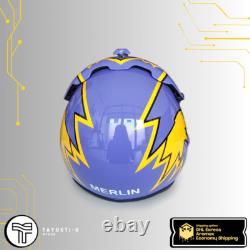 HGU-33 MERLIN Replica flight pilot helmet Top Gun Movie Prop (Solid Color)