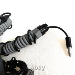 HGU-33 Plain Grey Flight Fighter Pilot Helmet + MBU Masker Oxygen
