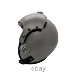 HGU-33 Plain Grey Flight Fighter Pilot Helmet + MBU Masker Oxygen