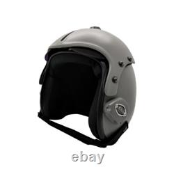 HGU-33 Plain Grey Flight Fighter Pilot Helmet + MBU Masker Oxygen