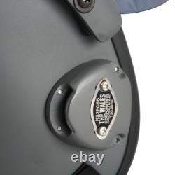 HGU-33 Plain Grey Flight Helmet Movie Prop Pilot Naval Aviator USN