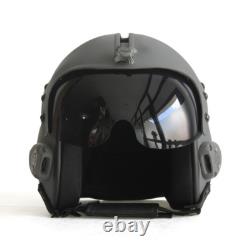 HGU-33 Plain Grey Flight Helmet Movie Prop Pilot Naval Aviator USN