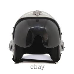 HGU-33 Plain White Flight Fighter Pilot Helmet + MBU Masker Oxygen