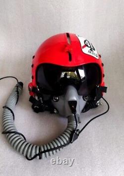 HGU 33 STYLE BLACK ACES FLIGHT HELMET with Mask FIGHTER PILOT REPRO Prop TFC