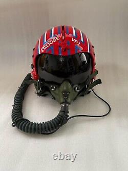 HGU 33 STYLE Maverick & Goose HELMET FIGHTER PILOT REPRO Prop TFC Couple sz XL