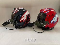 HGU 33 STYLE Maverick & Goose HELMET FIGHTER PILOT REPRO Prop TFC Couple sz XL