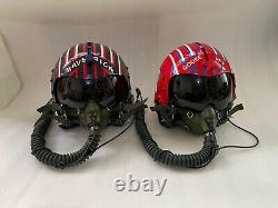 HGU 33 STYLE Maverick & Goose HELMET FIGHTER PILOT REPRO Prop TFC Couple sz XL