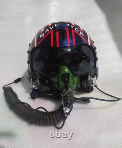 HGU 33 STYLE TOPGUN MAVERICK With Mask FLIGHT HELMET FIGHTER PILOT REPRO