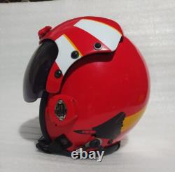HGU 33 STYLE TOPGUN SUNDOWN FLIGHT HELMET FIGHTER Pilot REPRO Leather Edgeroll