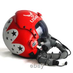 HGU-33 Thunderbirds Flight Fighter Pilot Helmet + MBU Masker Oxygen