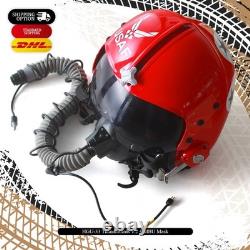 HGU-33 Thunderbirds V. 2 Flight Fighter Pilot Helmet + MBU Masker Oxygen