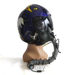 HGU-33 Top Gun Cougar Fighter Pilot Flight Helmet Prop + MBU-12 Oxygen Mask
