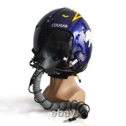 HGU-33 Top Gun Cougar Fighter Pilot Flight Helmet Prop + MBU-12 Oxygen Mask