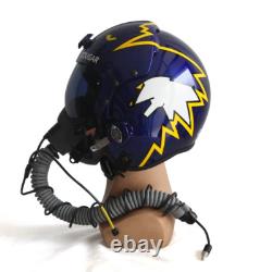 HGU-33 Top Gun Cougar Fighter Pilot Flight Helmet Prop + MBU-12 Oxygen Mask