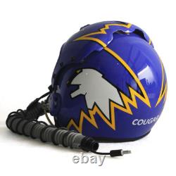 HGU-33 Top Gun Cougar Flight Helmet Movie Prop Pilot & MBU-12 Oxygen Mask