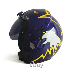 HGU-33 Top Gun Cougar V. 2 Flight Fighter Pilot Helmet + MBU Masker Oxygen