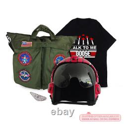 HGU-33 Top Gun Goose Flight Helmet Movie Prop Pilot Aviator USN Navy