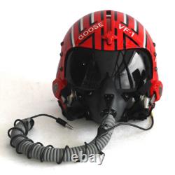HGU-33 Top Gun Goose Flight Helmet Movie Prop Pilot & MBU-12 Oxygen Mask