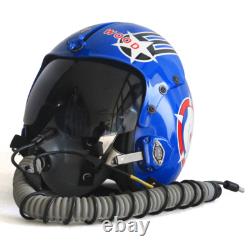 HGU-33 Top Gun Hollywood Flight Helmet Movie Prop Pilot & MBU-12 Oxygen Mask