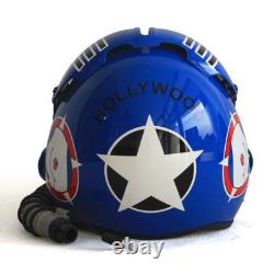 HGU-33 Top Gun Hollywood Flight Helmet Movie Prop Pilot & MBU-12 Oxygen Mask