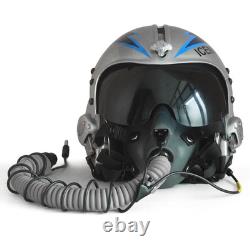 HGU-33 Top Gun Iceman Flight Helmet Movie Prop Pilot & MBU-12 Oxygen Mask