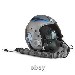 HGU-33 Top Gun Iceman Flight Helmet Movie Prop Pilot & MBU-12 Oxygen Mask