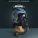 HGU-33 Top Gun Iceman Flight Helmet Prop USN Aviator MBU-12 Oxygen Mask Model