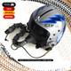 HGU-33 Top Gun Iceman Flight Pilot Helmet Movie Prop + MBU Masker Oxygen