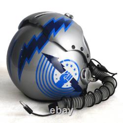 HGU-33 Top Gun Iceman Flight Pilot Helmet Movie Prop + MBU Masker Oxygen