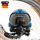 HGU-33 Top Gun Jester Flight Fighter Pilot Helmet + MBU Masker Oxygen