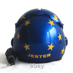 HGU-33 Top Gun Jester Flight Helmet Movie Prop Pilot & MBU-12 Oxygen Mask