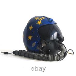 HGU-33 Top Gun Jester Flight Helmet Movie Prop Pilot & MBU-12 Oxygen Mask