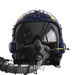 HGU-33 Top Gun Jester V. 2 Flight Fighter Pilot Helmet + MBU Masker Oxygen