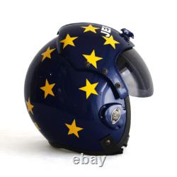 HGU-33 Top Gun Jester V. 2 Flight Fighter Pilot Helmet + MBU Masker Oxygen