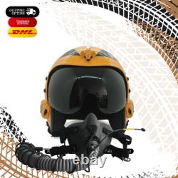 HGU-33 Top Gun Jolly Rogers V. 2 Flight Fighter Pilot Helmet + MBU Masker Oxygen