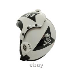HGU-33 Top Gun Jolly Rogers V. 4 Flight Fighter Pilot Helmet + MBU Masker Oxygen