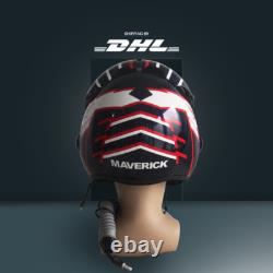 HGU-33 Top Gun Maverick Flight Helmet Prop -USN Aviator MBU-12 Oxygen Mask Model