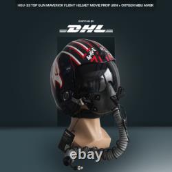 HGU-33 Top Gun Maverick Flight Helmet Prop -USN Aviator MBU-12 Oxygen Mask Model
