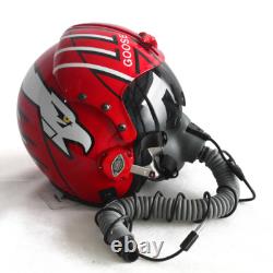 HGU-33 Top Gun Maverick Goose Flight Fighter Pilot Helmet + MBU Masker Oxygen